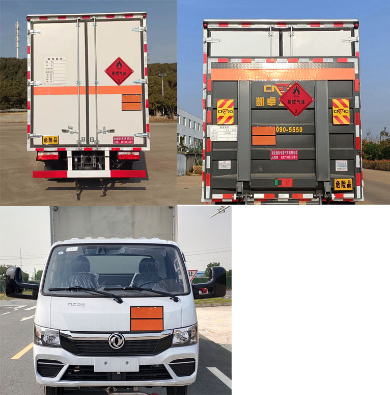 東風(fēng)（大途逸）易燃?xì)怏w廂式運(yùn)輸車